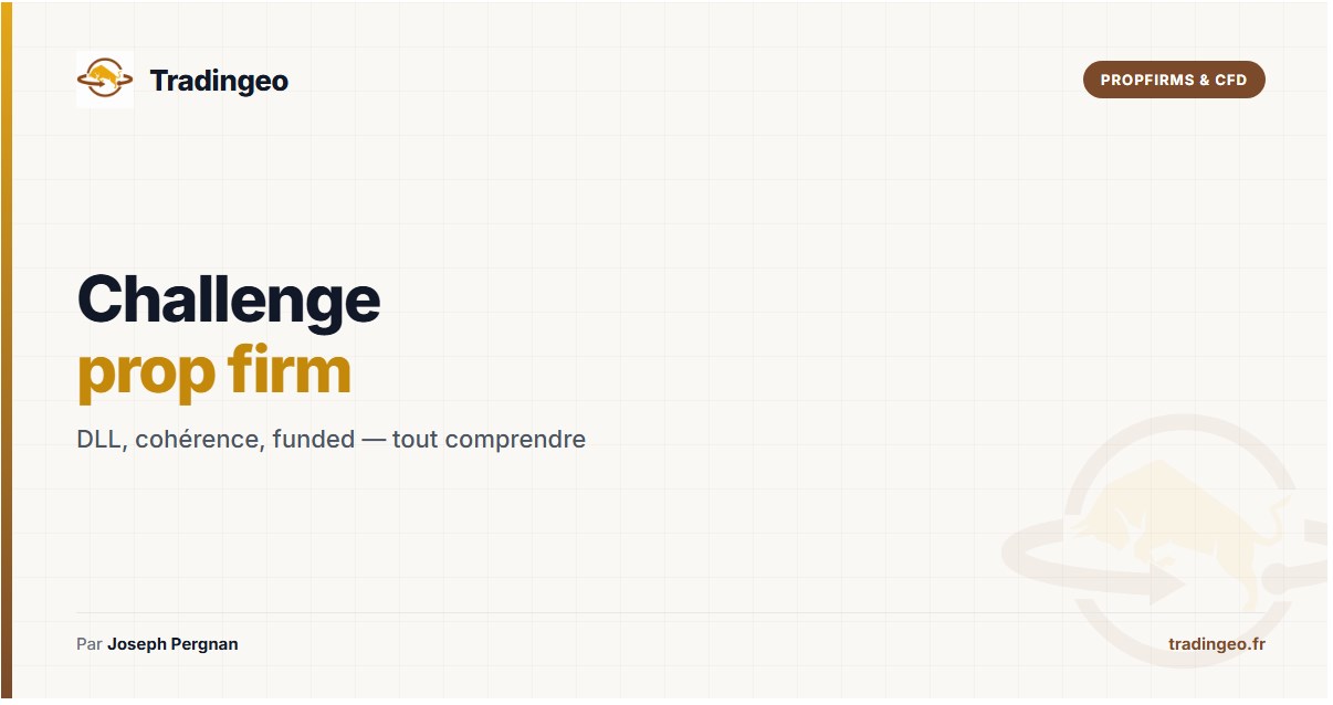 Challenge prop firm — tout comprendre pour le réussir — Tradingeo