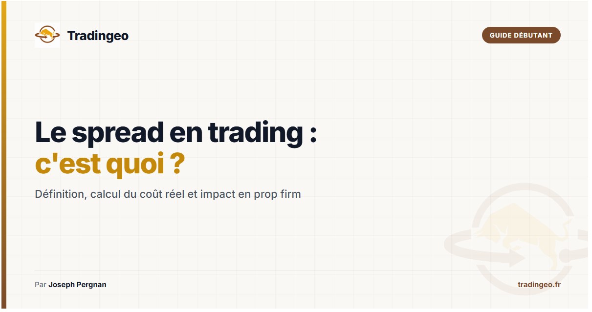 Spread en trading — définition calcul et impact en prop firm — Tradingeo
