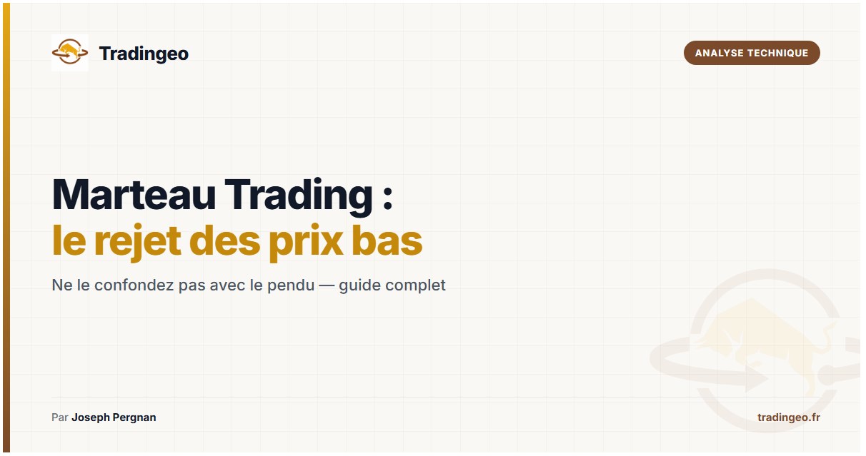 Marteau trading — bougie marteau chandelier japonais de retournement — Tradingeo