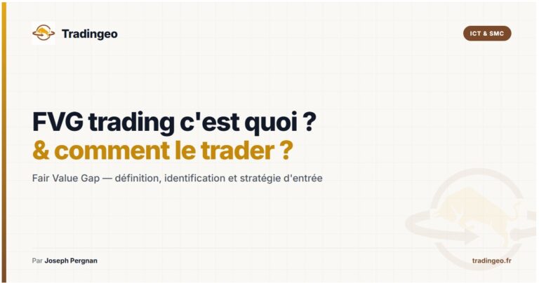 FVG trading Fair Value Gap — définition identification bullish bearish ICT SMC — Tradingeo