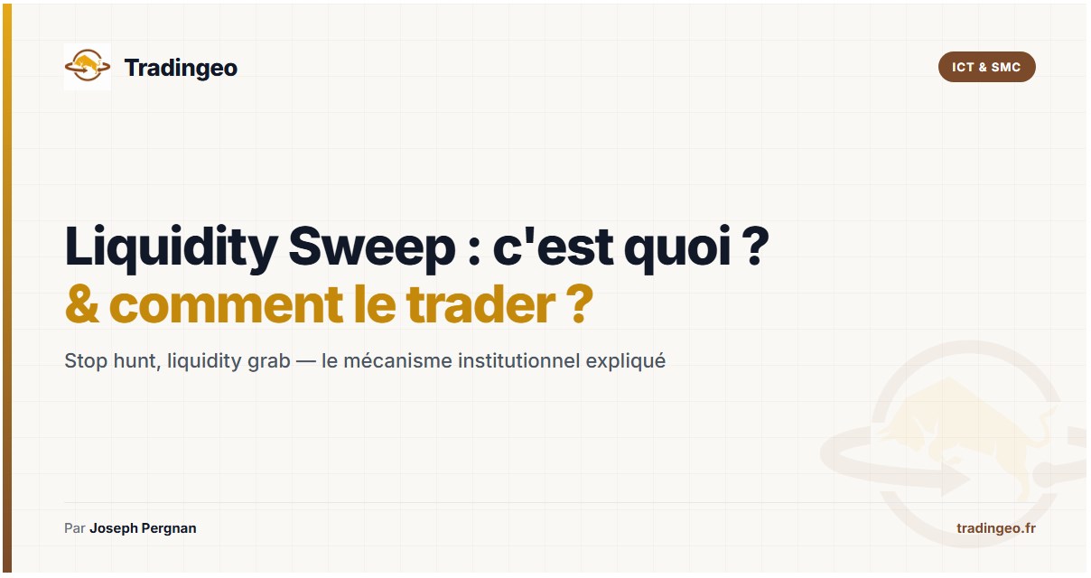 Liquidity sweep trading stop hunt liquidity grab ICT SMC — Tradingeo