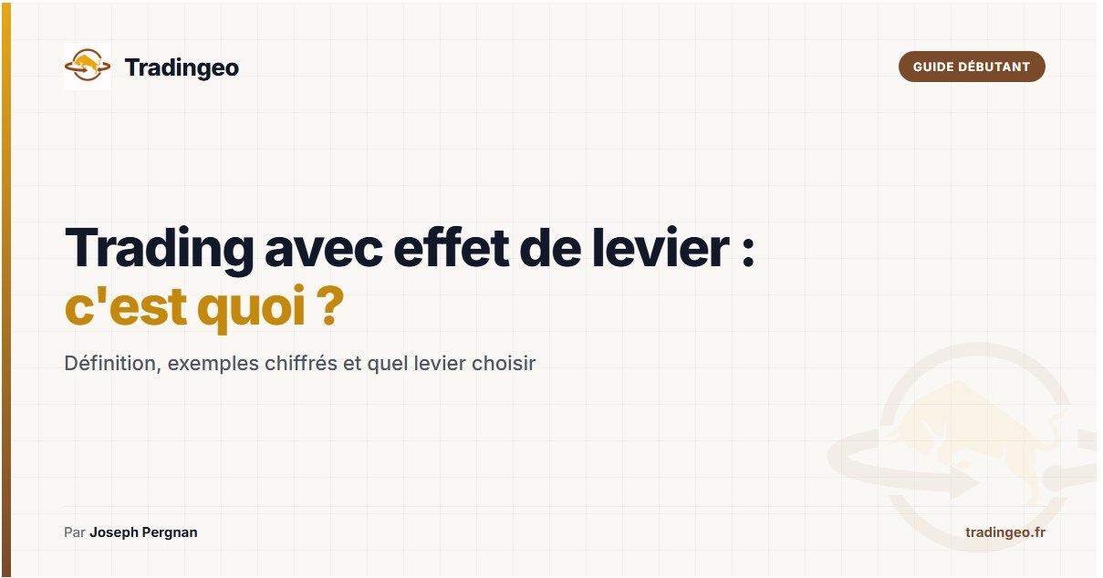 Trading effet de levier — définition exemples et quel levier choisir — Tradingeo