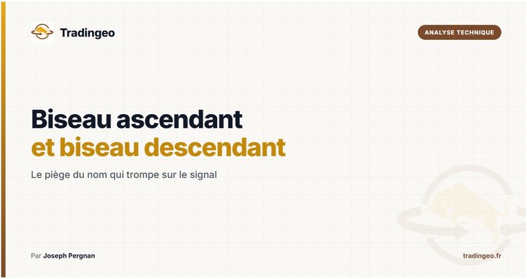 biseau ascendant trading — figure chartiste Tradingeo