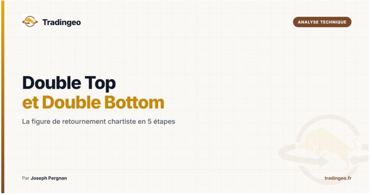 Double top et double bottom — figure de retournement chartiste — Tradingeo