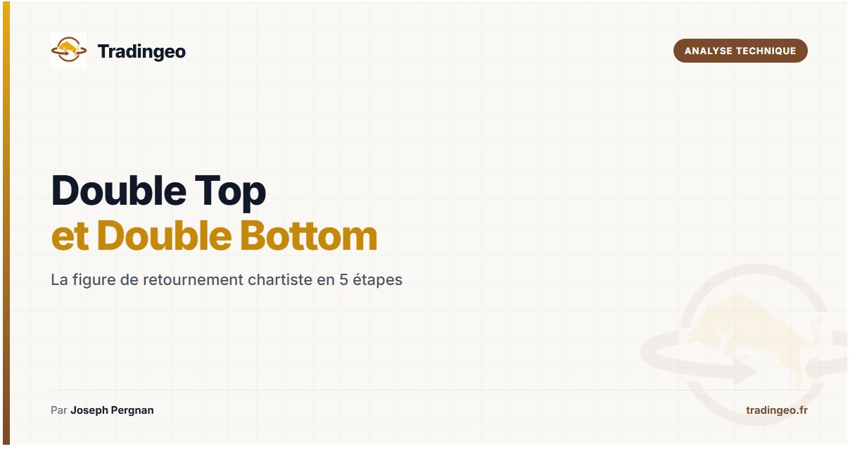 Double top et double bottom — figure de retournement chartiste — Tradingeo