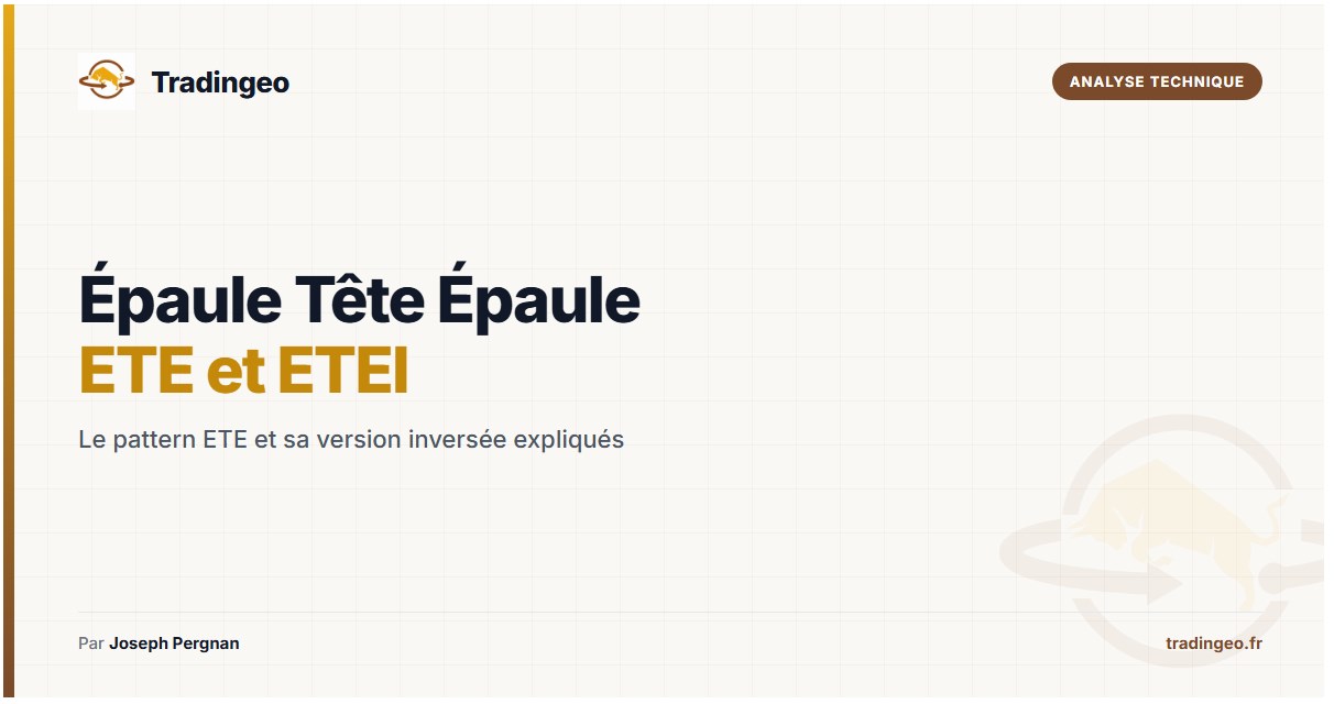 Épaule tête épaule trading — figure de retournement chartiste ETE — Tradingeo